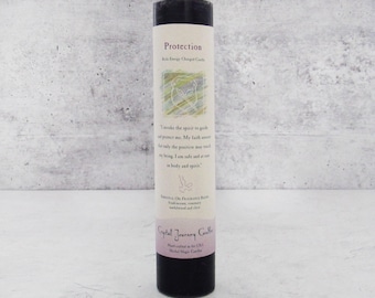 Protection Candle - Handmade 7-Inch Scented Pillar