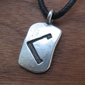 Kenaz (Inspiration) Pewter Rune Pendant