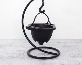 Hanging Cauldron Metal Incense Burner
