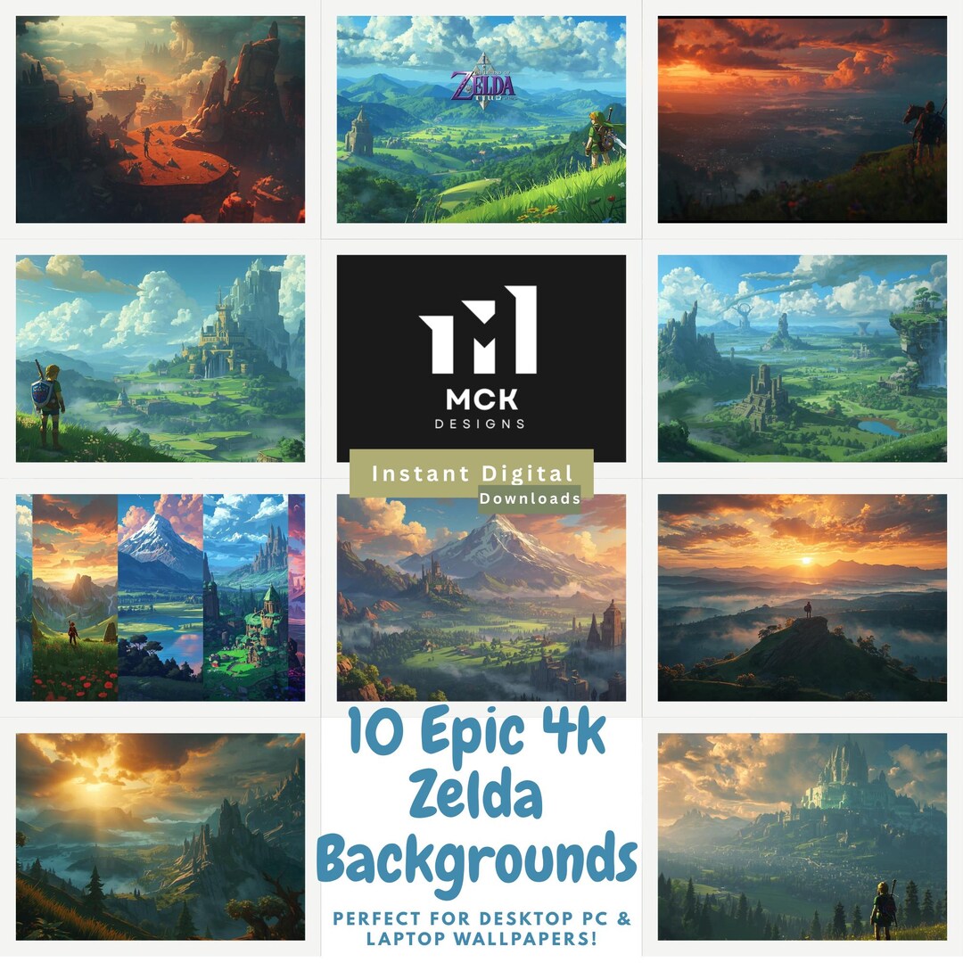 10 Zelda Inspired PC Desktop Wallpapers | 4K Hyrule Gaming Backgrounds ...
