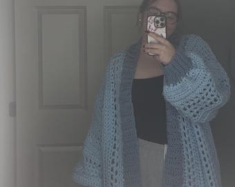 Cárdigan Lala de gran tamaño