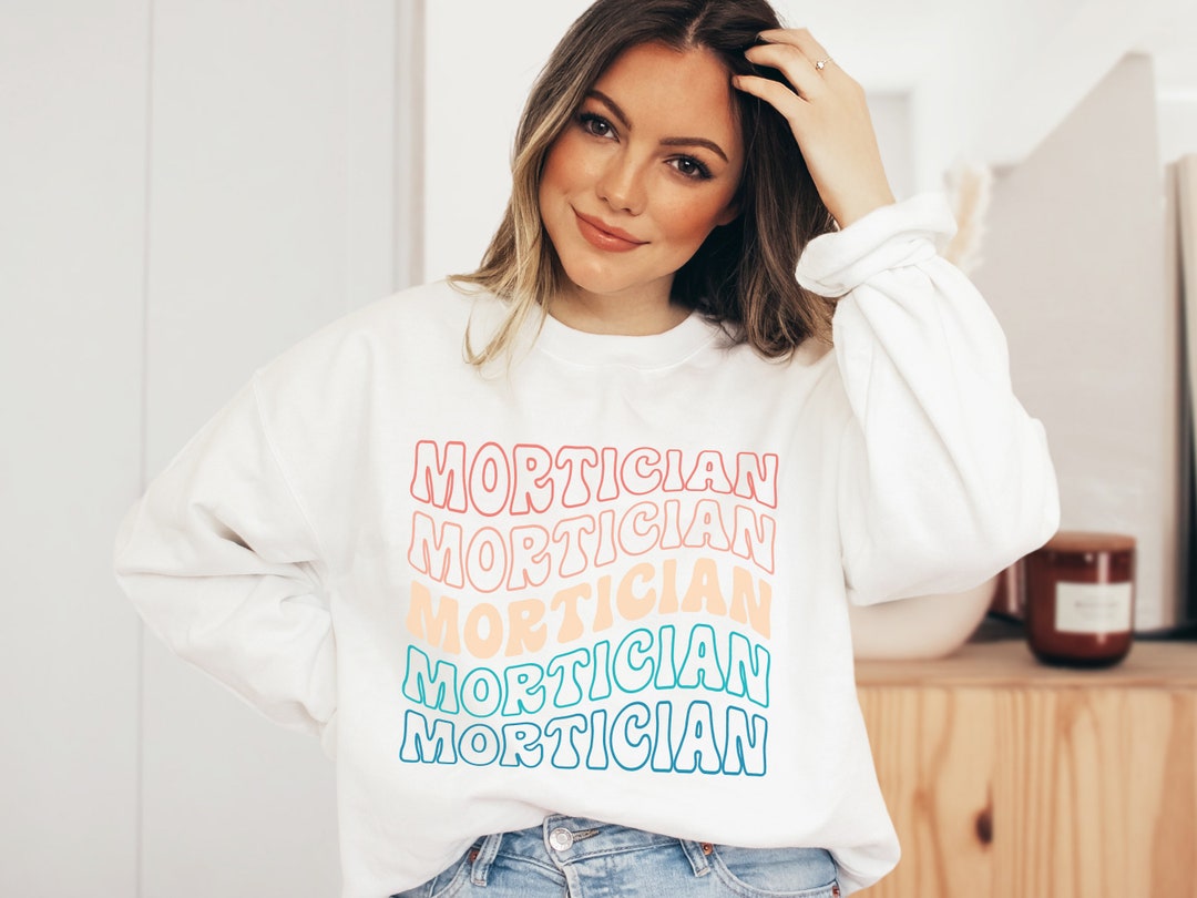 Retro Mortician Sweater Funeral Director Future Mortician Gift Last