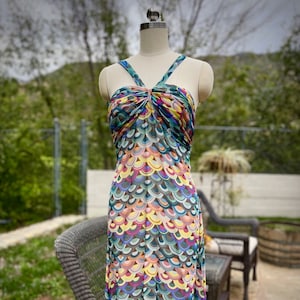 SALE!! NOW 22 & free shipping! Lovely silk Tibi Rainbow Dress 8 Rainbow print ~ NWOT, perfect summer wedding or bridal shower dress!