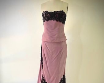 SALE! NOW ONLY 100.00/ 30 Percent off!  StunningDorian Ho Collection, Taffeta Silk and lace, Size 12, Nwt, Rare! Mother Bride/groom