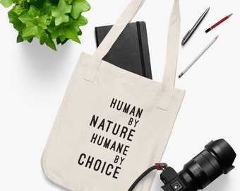 Humane By Nature Organic Canvas Tote Bag