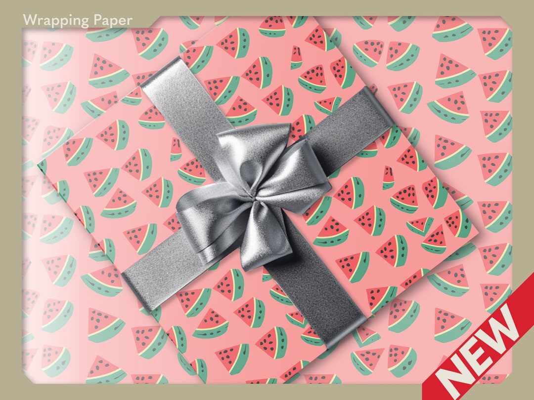 Watermelon Wrapping Paper Fun Wrapping Paper/ Gift Wrap for Back to