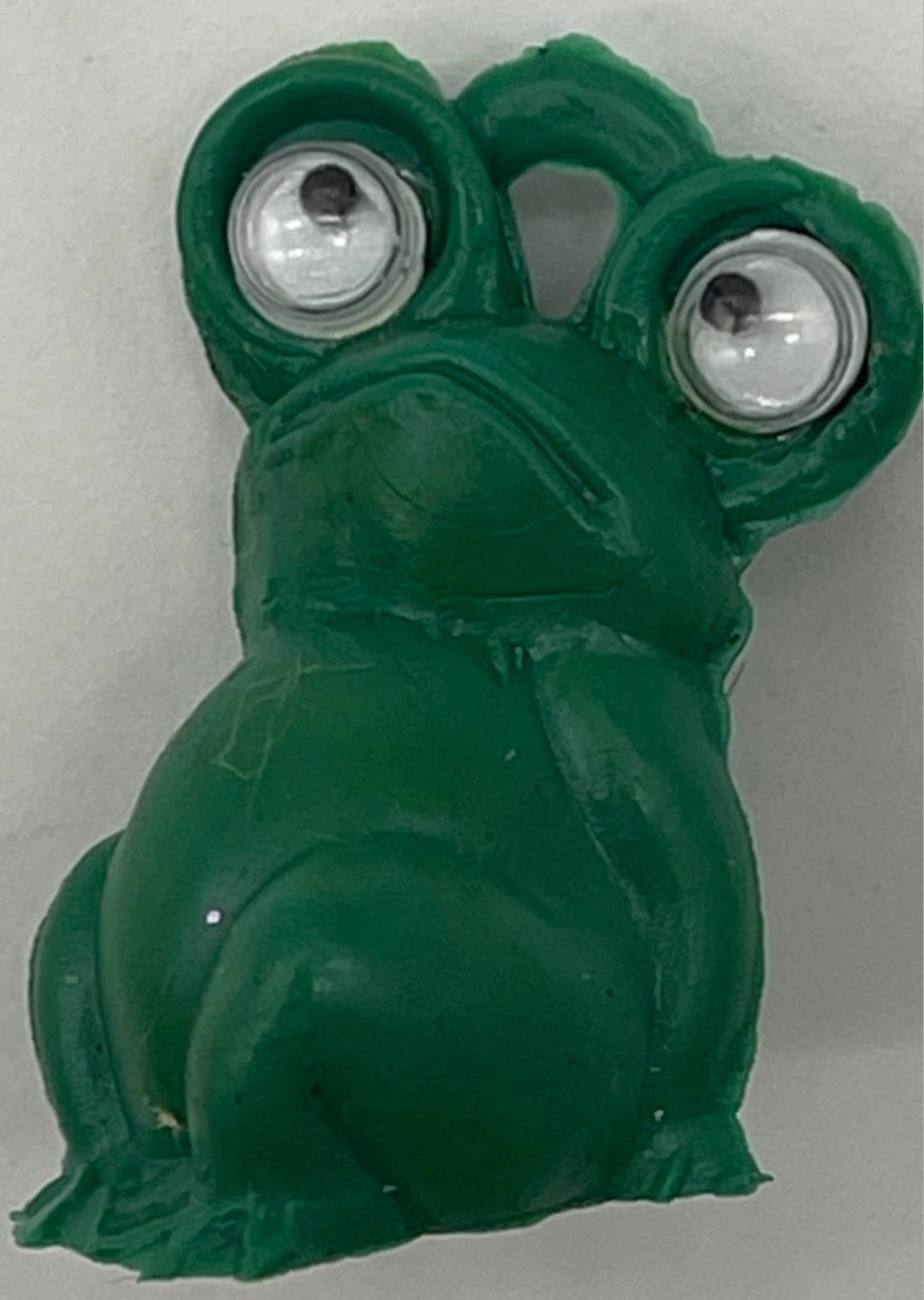 Vintage Gumball Googly Eyed Frog Pencil Topper Toy Vending Machine Set