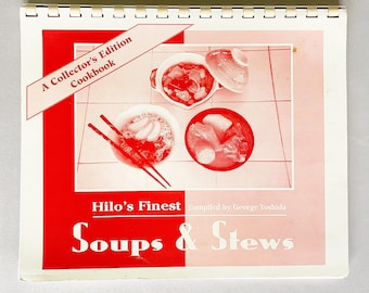Vintage Hawaii Cookbook Hilo’s Finest Soups & Stew Local Hawaiian Recipes