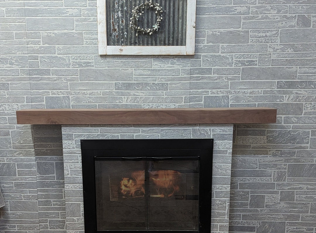 Black Walnut Kiln Dried Fireplace Mantel Etsy