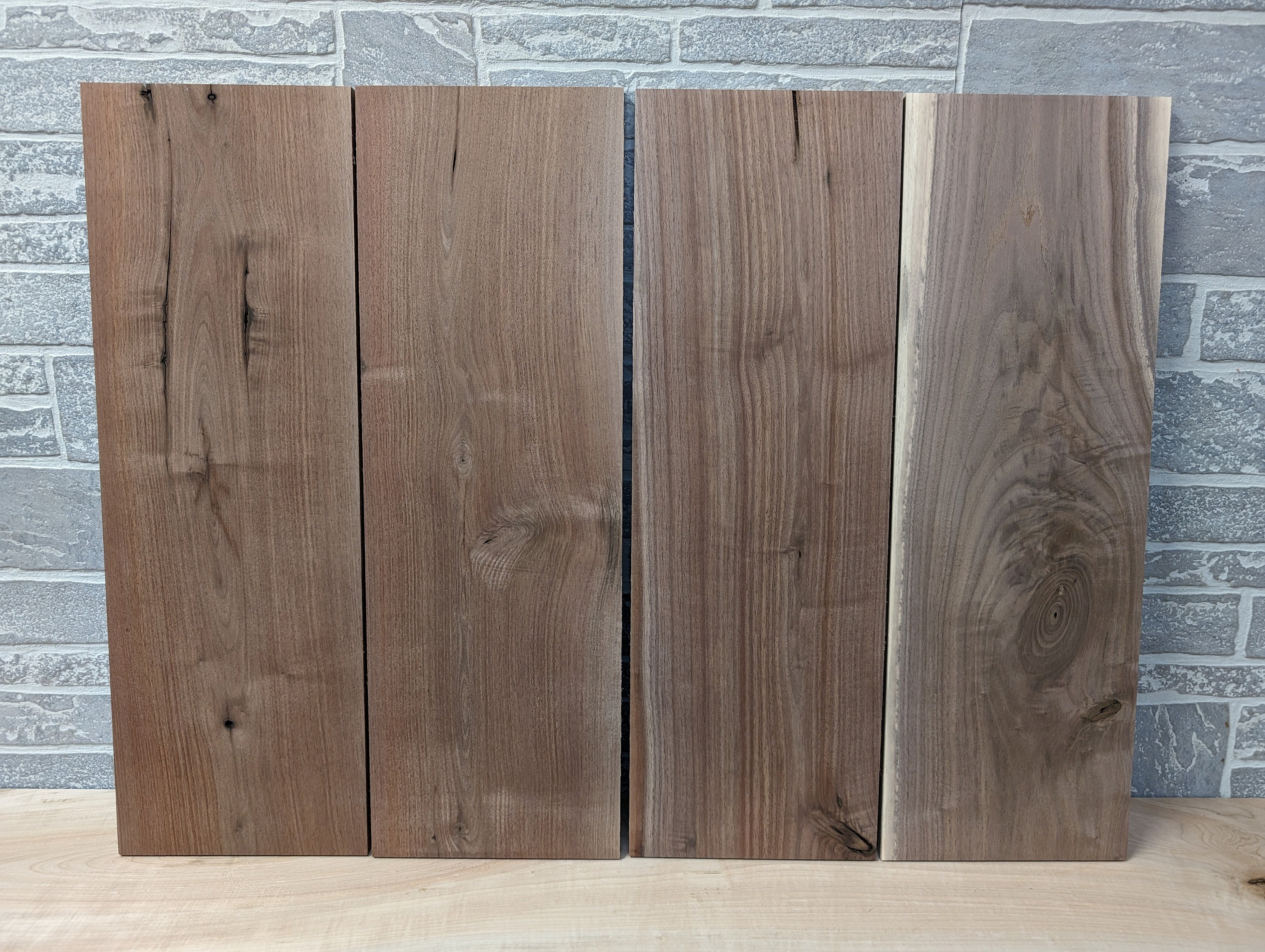 Rustic Walnut Boards 1/2" x 8" x (24" or 36") Kiln Dried
