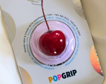 Cherry on Top PopSockets - Purple Frosting