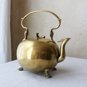 Antique Brass Teapot