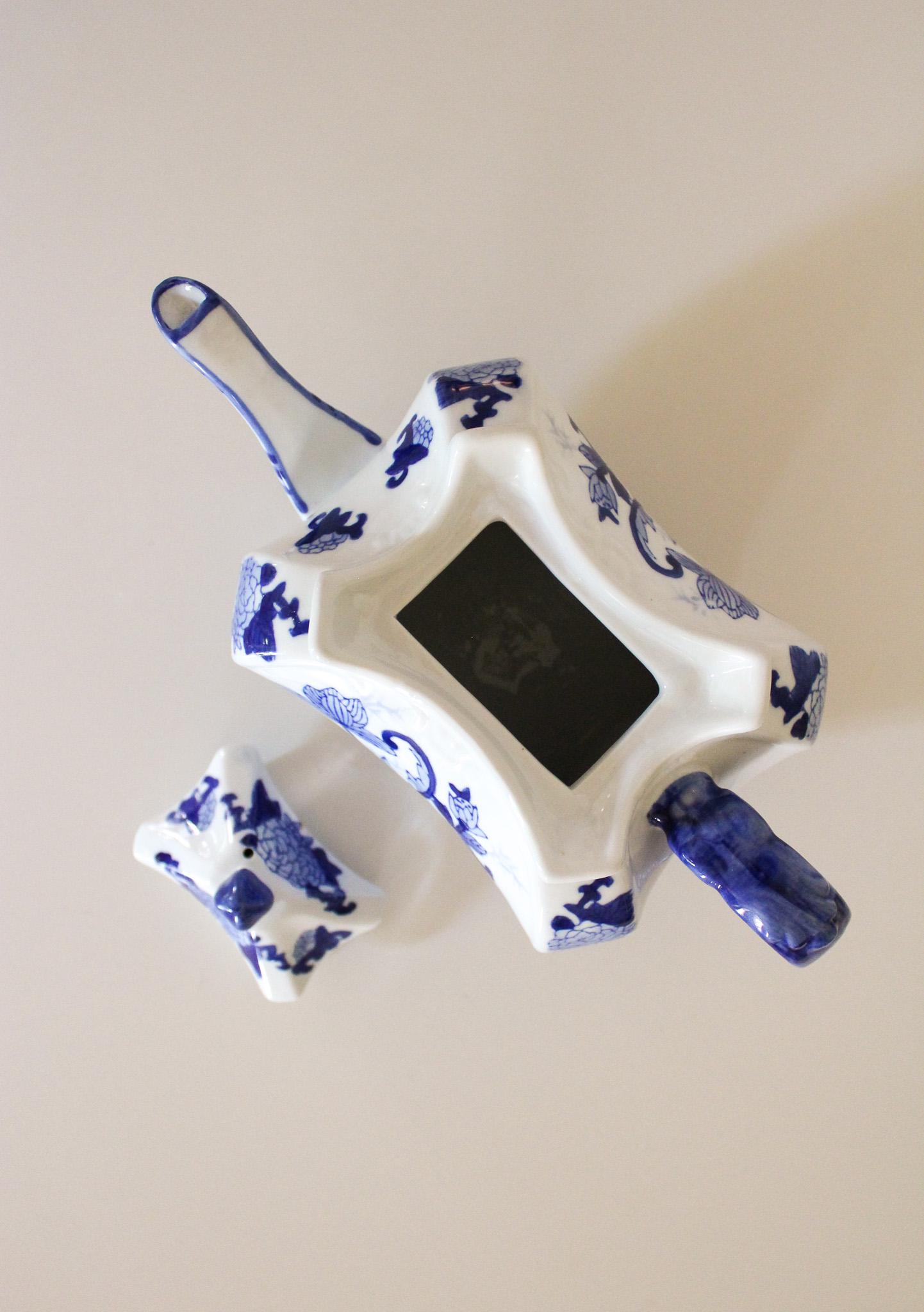 磁器のシノワズリティーポット - Etsy 日本