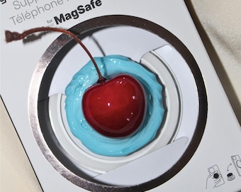 Cherry on Top MagSafe PopSockets - Blue Frosting
