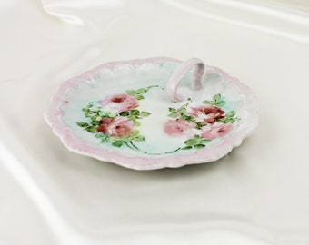 Painted Rose Plate