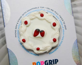 Strawberry & Cherry Buttercream Cake PopSocket IV