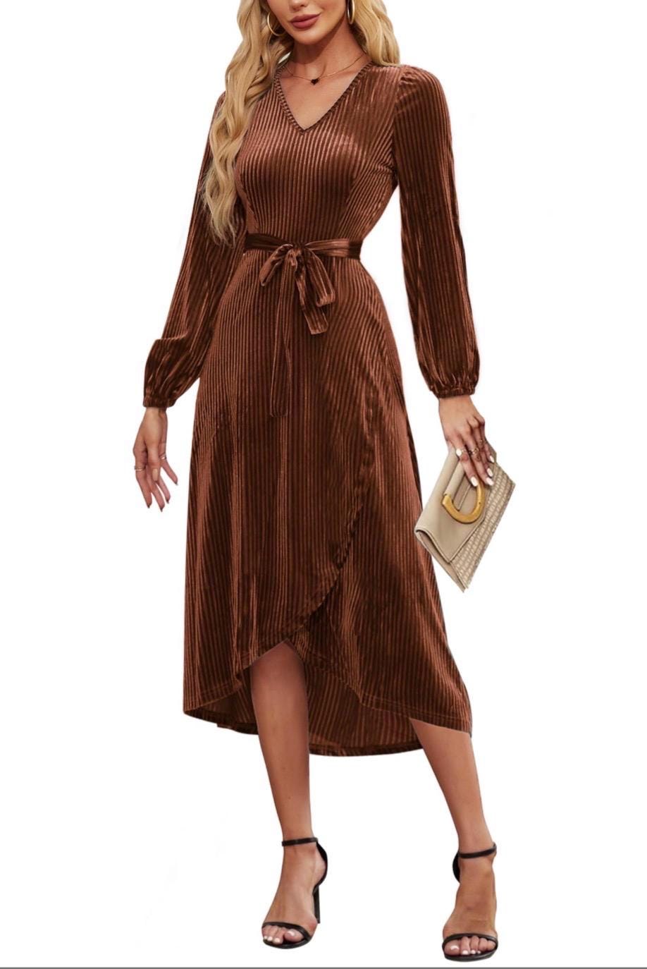 Rust Cocktail Dress - Etsy