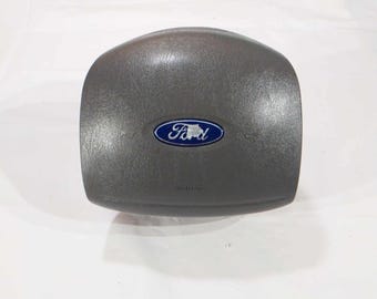 1999 2000 2001 2002 2003 99-03 Ford F150 F-150 F-250 F-350 99-02 Expedition Super Duty Steering Wheel Airbag Air Bag SRS GRAY OEM