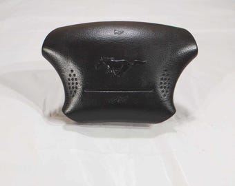 99-04 99 00 01 02 03 04 1999-2004 Ford Mustang Steering Wheel Airbag Air Bag Srs DARK GRAY Oem 3R33-63043B13-BAW 3R3363043B13BAW