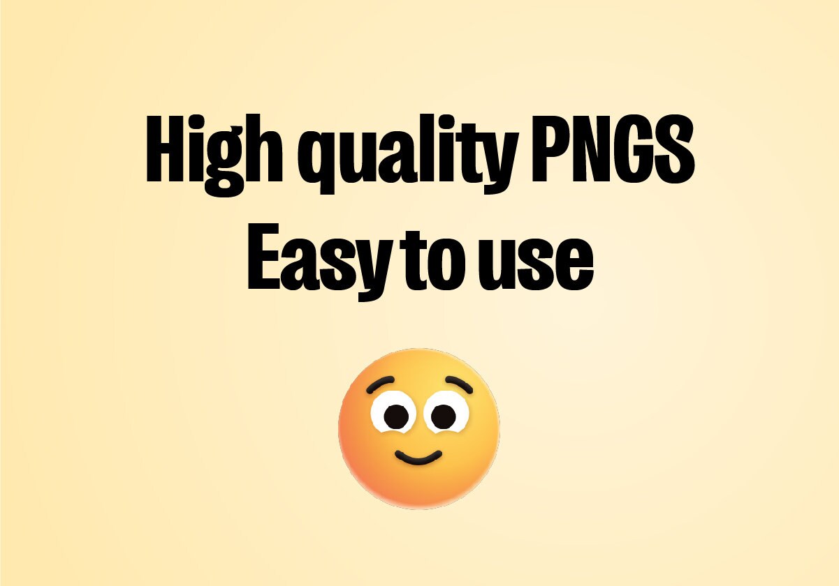 3d Emojis Emotes Png High Quality Easy to Use 3d Emojis - Etsy