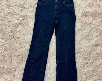 Damen Vintage Reba Bootcut Jeans Größe 38