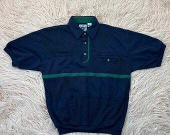 Men’s Medium Vintage Blue Polo Shirt