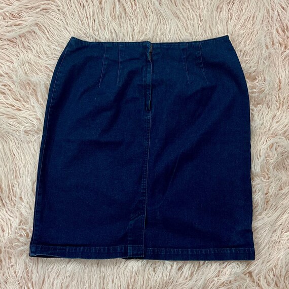 Women’s Size 14 Vintage Talbots Denim Skirt - image 4