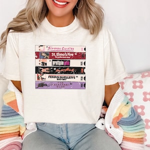 クラシック 80 年代映画 VHS png、80 年代 VHS スタック映画、80 年代映画昇華 80 年代 png シャツ デザイン、VHS テープ、80 年代 VHS 映画