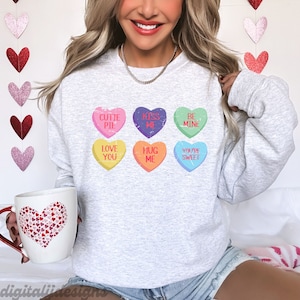 Valentines Conversation Hearts PNG, Valentines PNG, Valentines Sublimation, Candy Conversation Hearts, Candy Hearts PNG, Valentines Clipart