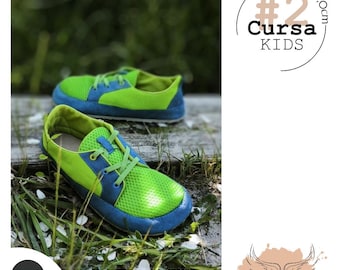 Barefoot shoes pattern #2 Cursa Kids ISL 19.0-23.0 cm, German