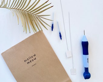 Adjustable Punch Needle Kit: Beginner Friendly with 3 Needles
