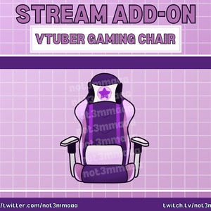 Vtuber Star Gaming Chair | Stream Add-on
