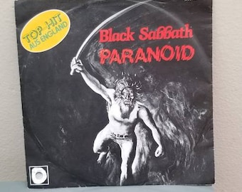 Black Sabbath Paranoid 45 From 1972 West Germany 1981 Reissue the