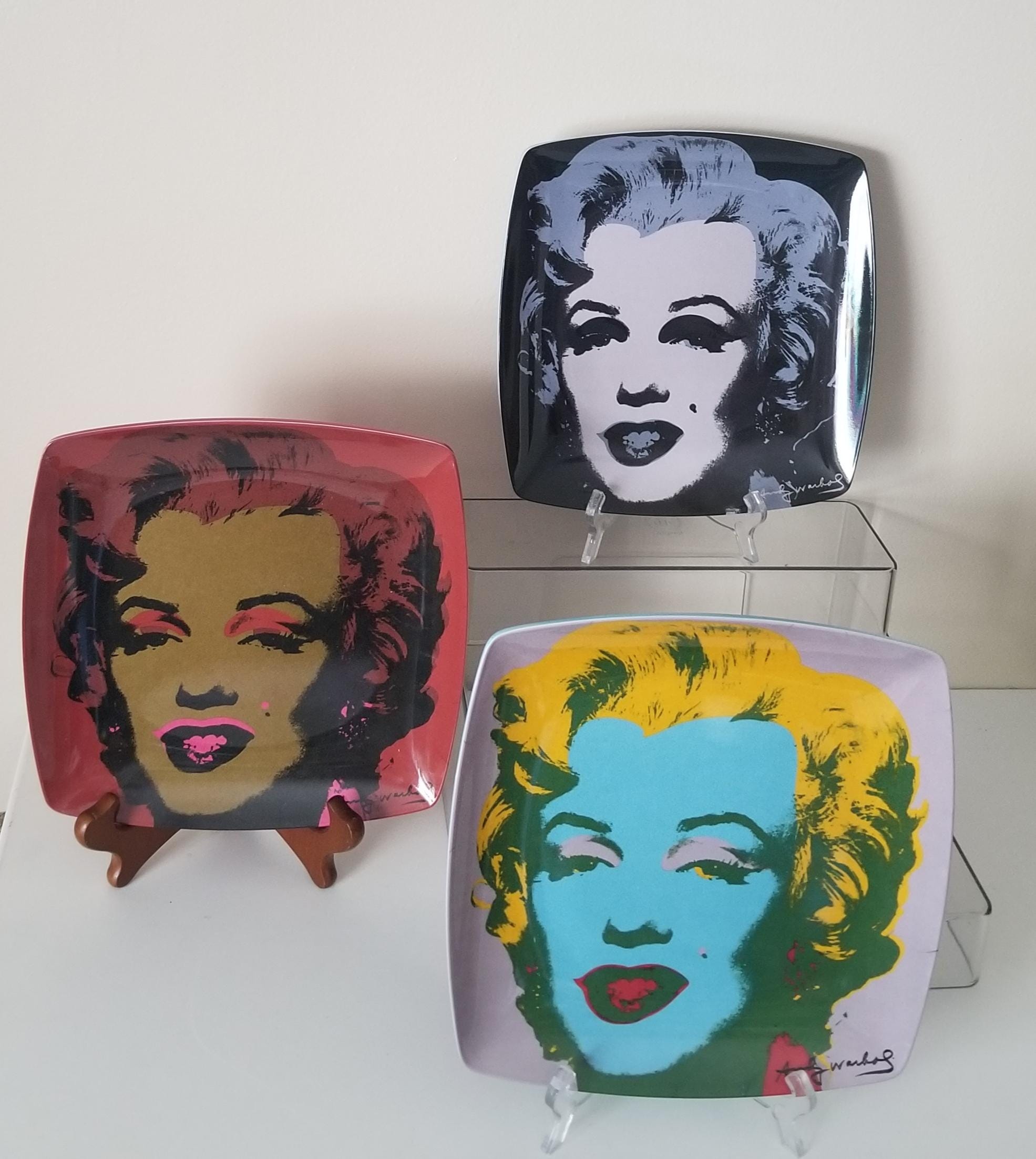 Marilyn Monroe Andy Warhol Plates - Etsy