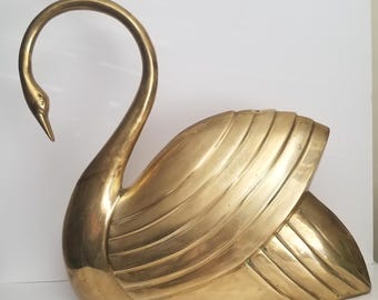 金のアヒル - 真鍮素材の特別なアート