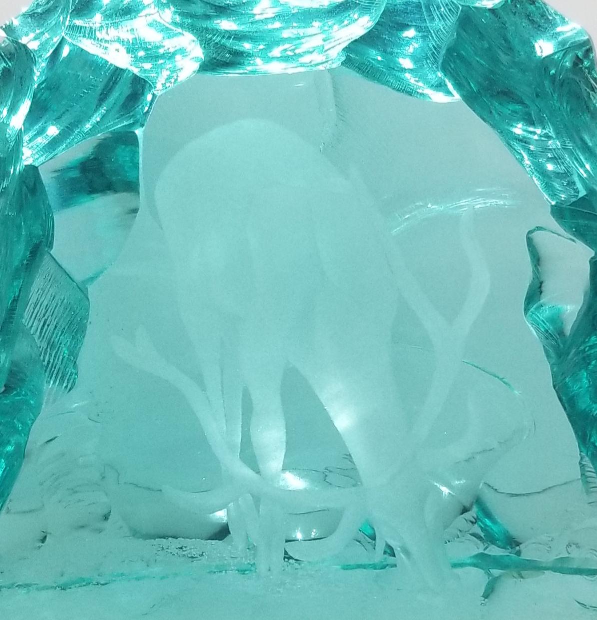 Vintage KOSTA BODA Sweden Etched 