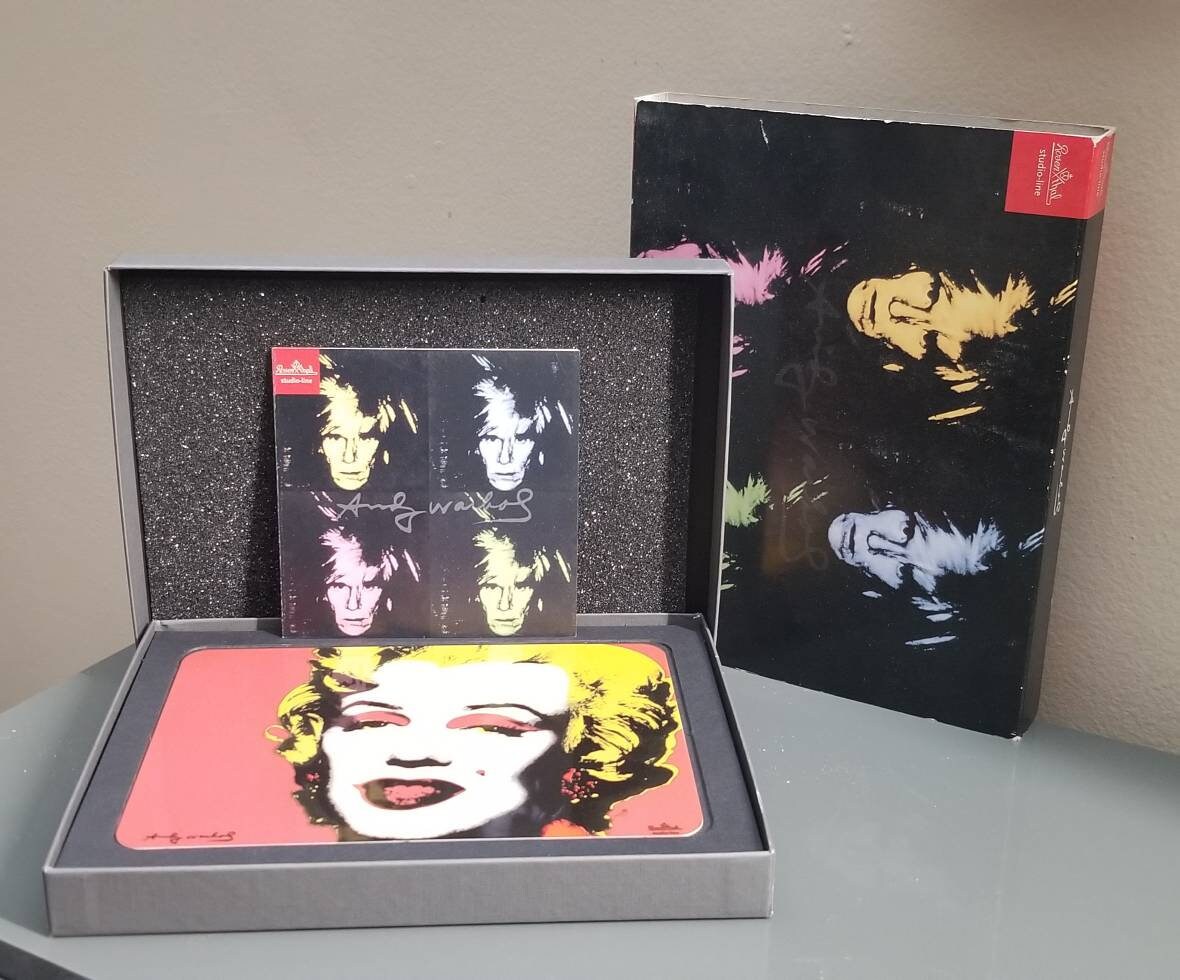 Andy Warhol ,marilyn Monroe Rosenthal Porcelain Postcard in Like