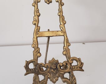 Cavalletto vintage in ottone da 9,5 pollici in ottime condizioni vintage.