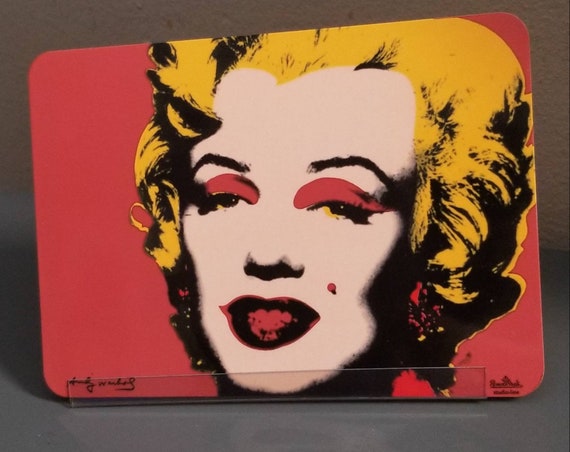 Andy Warhol ,marilyn Monroe Rosenthal Porcelain Postcard in Like