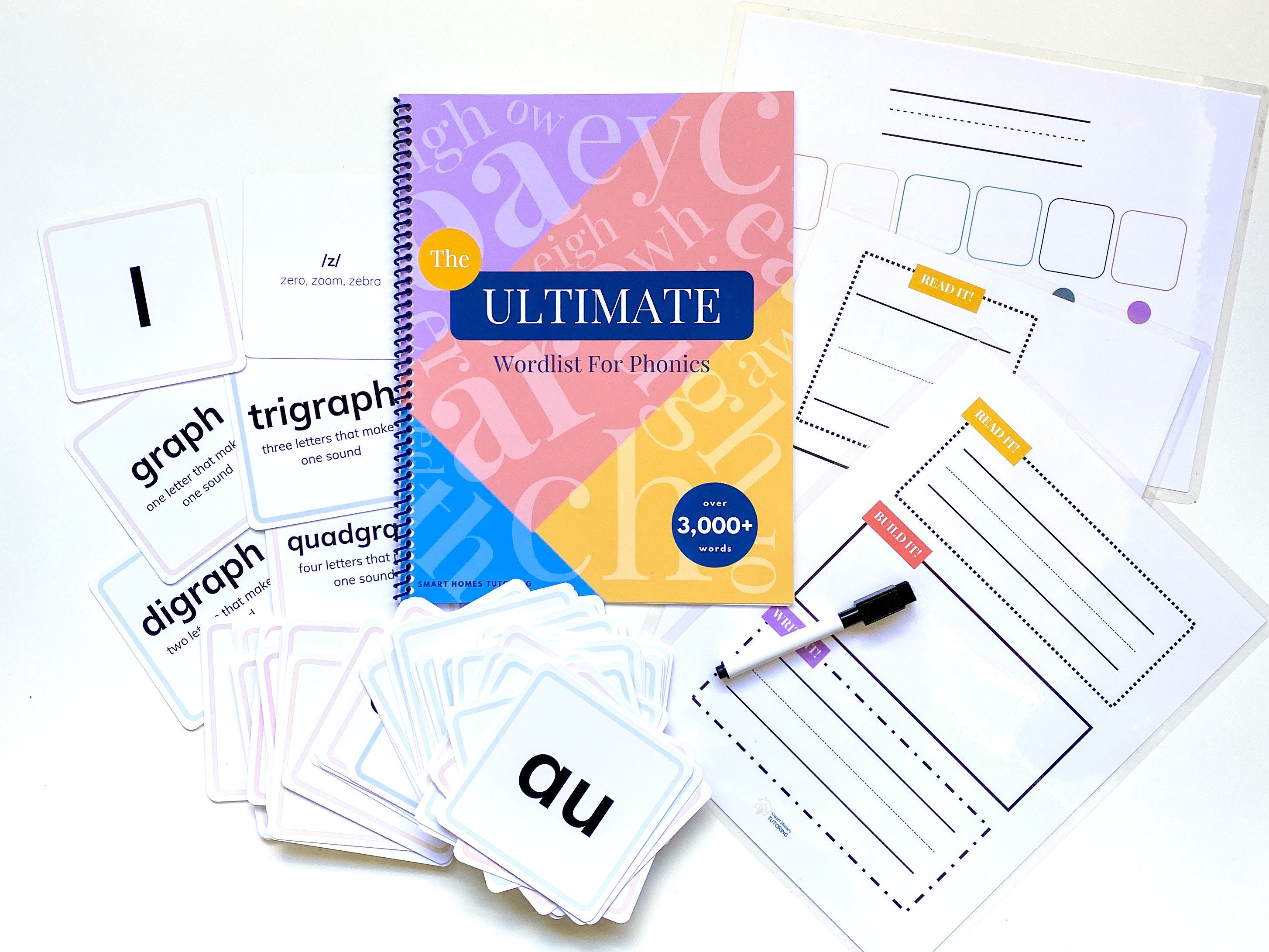 Reading and Phonics Practice Phonograms, Flashcards, Phonemes, Orton