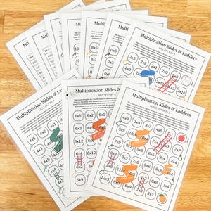 Pack d'activités de jeu de mathématiques sur la multiplication Faits sur la multiplication Activités sur les faits sur les mathématiques Jeu de dés 3e année 4e année 5e année Apprentissage à la maison