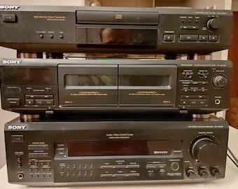 Casete Sony TC-WE405 Doble Cassette Vintage 1997