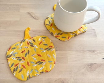 Pumpkin coaster sewing pattern - DIGITAL DOWNLOAD
