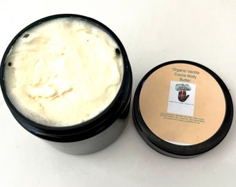 Organic Whipped Vanilla Cocoa Body Butter