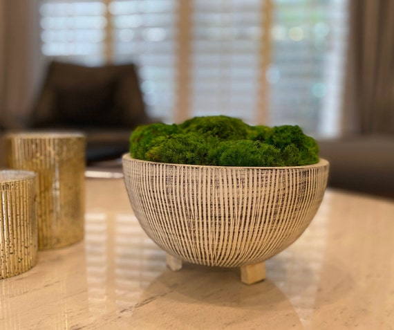 Moss Bowl Centerpiece