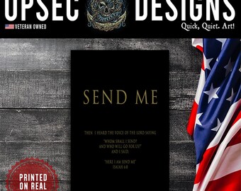 Here I Am Send Me - Etsy