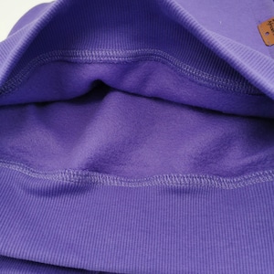 Satin gefuttert Hoodie,Ultraviolet Unisex Kapuzenpullover,dicke winter hoody, 300gsm schwer Kapuzen Sweatshirt image 2