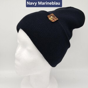 Satin gefütterte Strickmütze,breitem Umschlag Mütze,Locken Winter Mützen,Unisex lang Satinhaube,Haarhaube aus Satin, Satin lined Beanie image 11