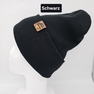 Satin gefütterte Strickmütze,breitem Umschlag Mütze,Locken Winter Mützen,Unisex lang Satinhaube,Haarhaube aus Satin, Satin lined Beanie image 7