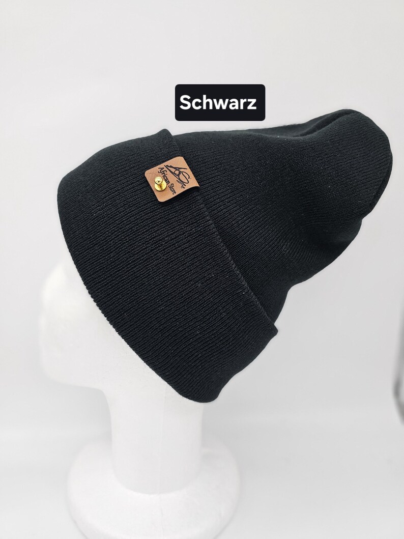 Satin gefütterte Strickmütze,breitem Umschlag Mütze,Locken Winter Mützen,Unisex lang Satinhaube,Haarhaube aus Satin, Satin lined Beanie image 7